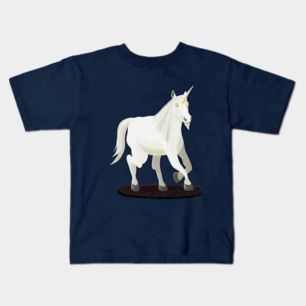 Unicorn Kids T-Shirt by BarracudApps